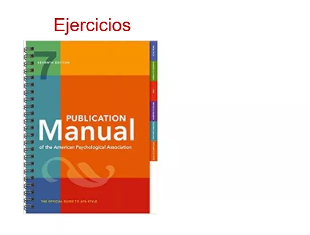 Ejercicios APA