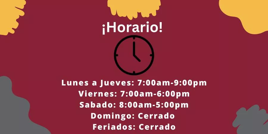 Afiche Horario biblioteca-enero 2024