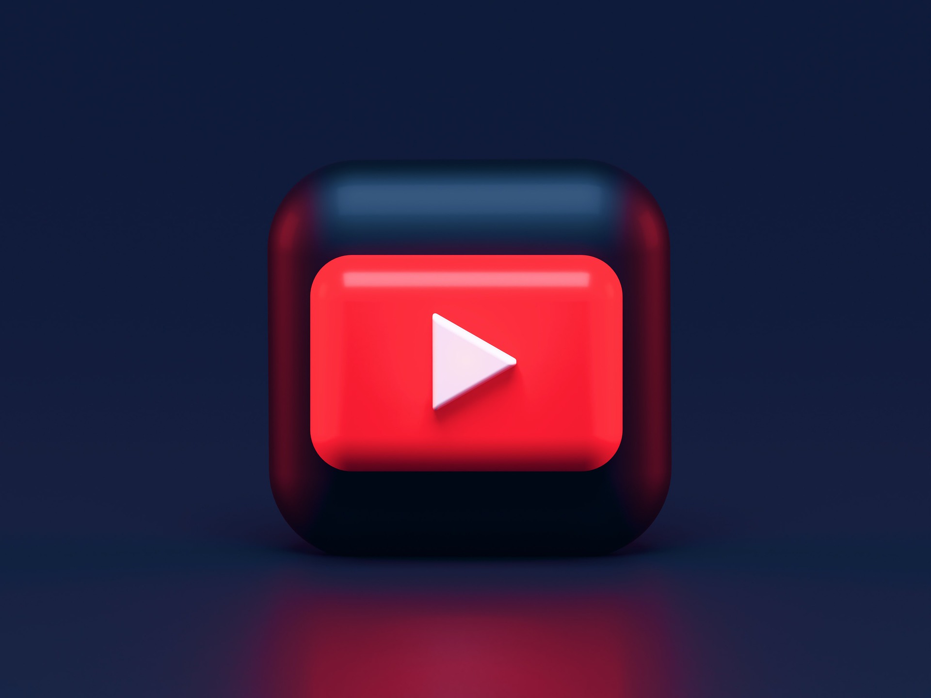 televisor con logo de youtube
